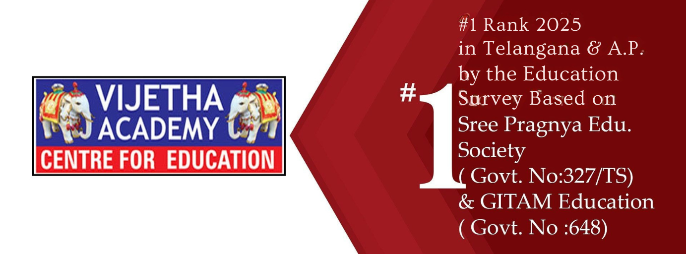 #1 Rank 2025 in Telangana & A.P. by the Education Survey Based on (1)