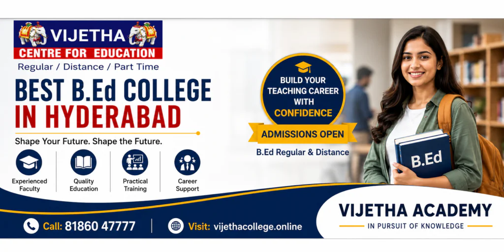 Top distance B.Ed college in secunderabad